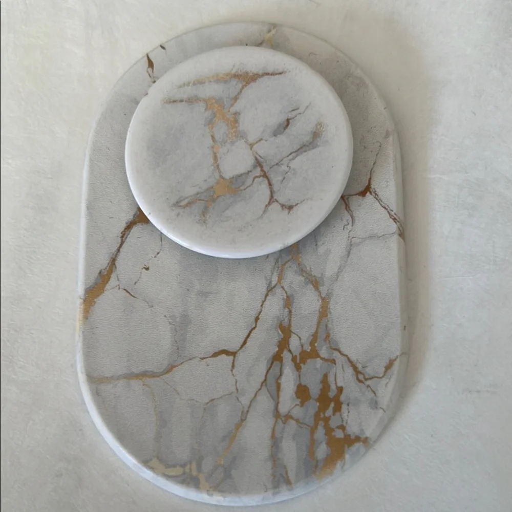 Magnetic Pop Socket Marble Design for iPhone